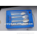24 pcs stainless steel cutlery set with pvc box